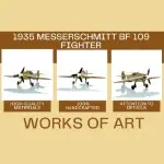 AJ093 1935 Messerschmitt BF 109 Fighter 